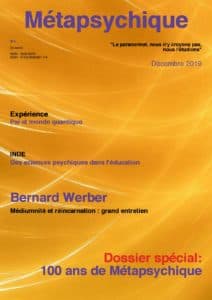 Couverture — Métapsychique n°2 — 100 ans de métapsychique