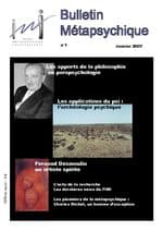 Couverture — L'apport de la métapsychique en sciences humaines