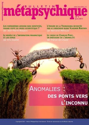 Couverture — Anomalies : des ponts vers l'inconnu
